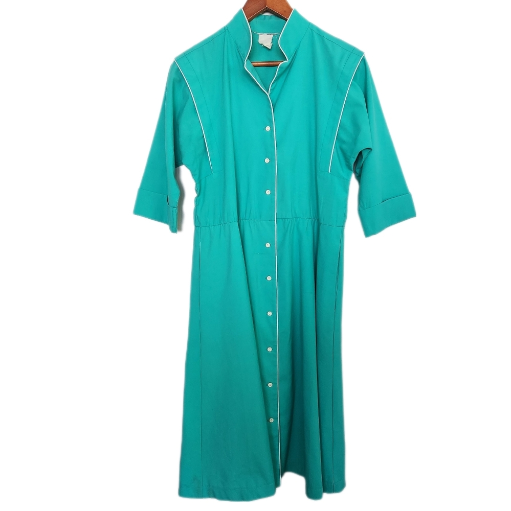 Vintage Mint Dress- quarter sleeve - Picture 9 of 17